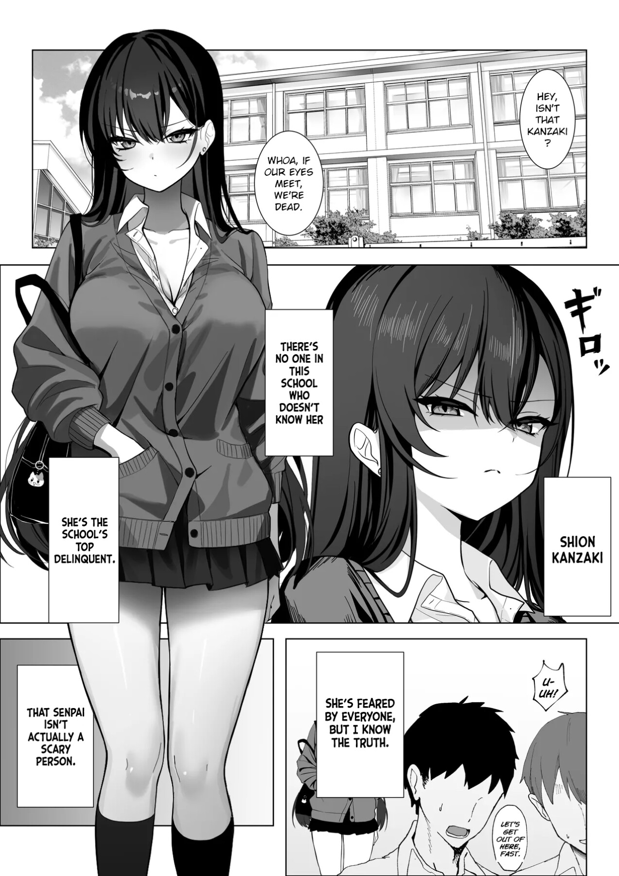 Hentai Manga Comic-The most feared senpai in school is a pushover and can't even refuse lewd requests-Read-2